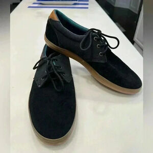 Globe black suede and canvas with g sole sneakers  men’s size 11